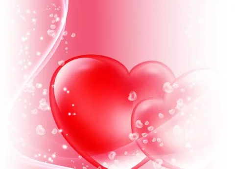 Romantic background Stock Illustration