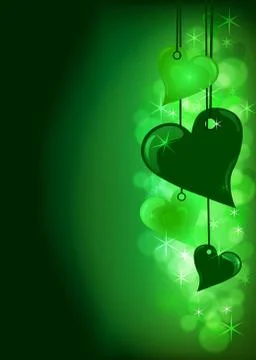 Romantic background Stock Illustration