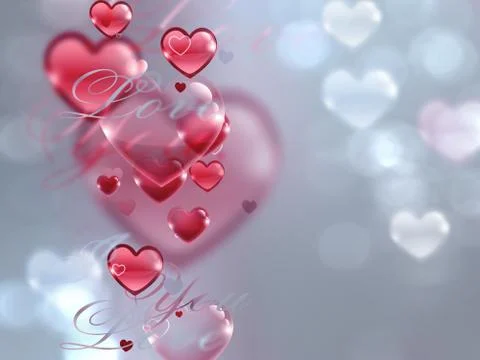 Romantic background Stock Illustration