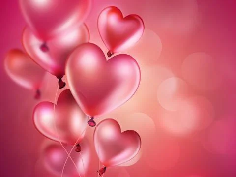 Romantic background Illustrazione stock