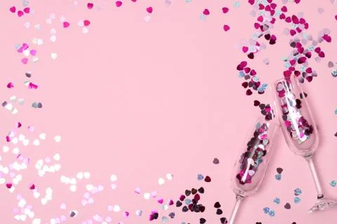 Romantic background Stock Photos