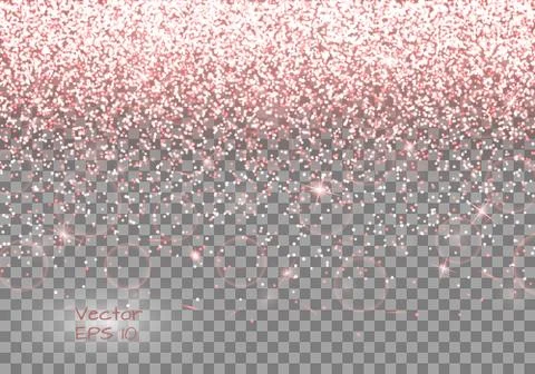 Romantic background with sparkles Stock Illustration