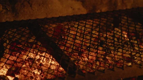 A romantic barbeque setting at a luxury African tourist destination. Stock Footage 135819848