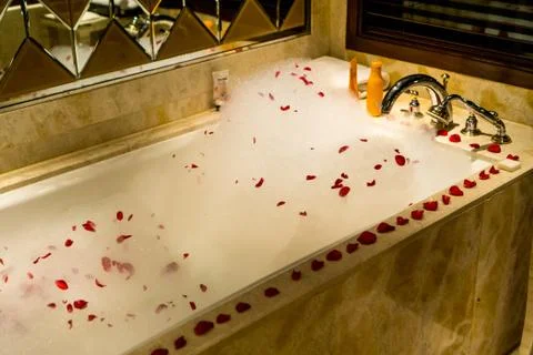 Romantic Bath Stock Photos