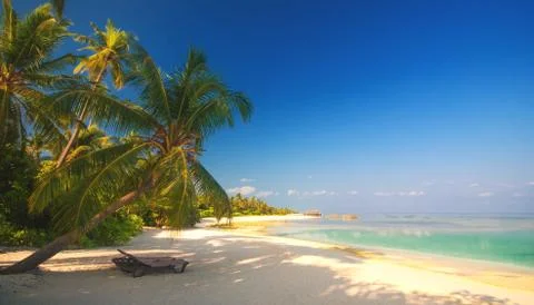 Romantic beach 스톡 사진