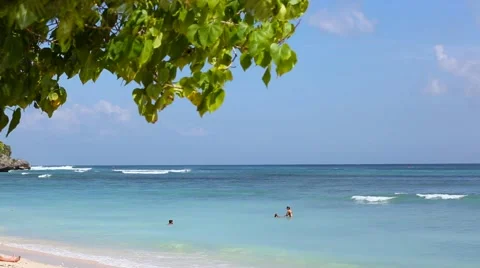 Romantic beach without people. Stock Footage 66579206
