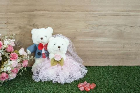 Romantic bear Stock Photos