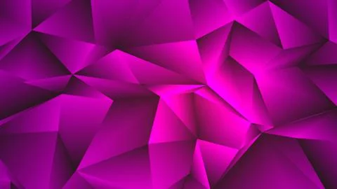 Romantic Bright Pink Low Poly Triangle Backdrop Stock Illustration