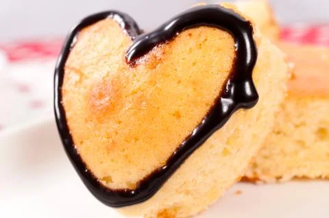 Romantic cake Stock Photos