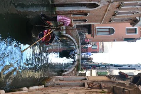 Romantic canal Stock Photos