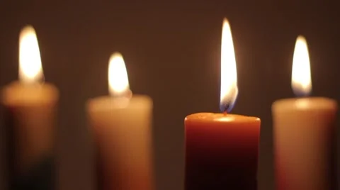 Romantic Candle 1 Stock Footage 47096831
