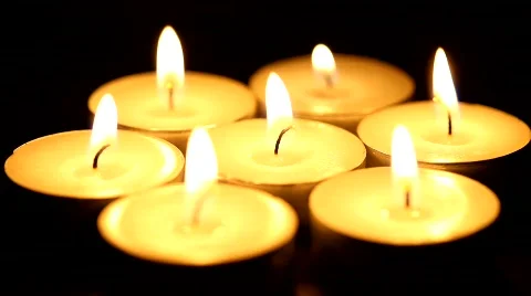 Romantic candle lights Видео 844861