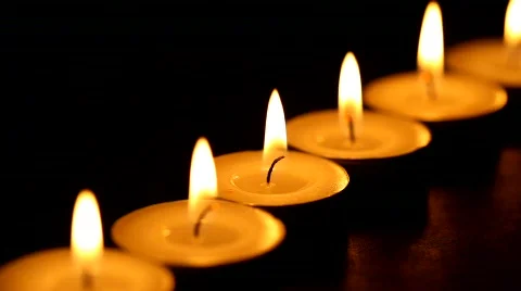 Romantic candle lights Видео 844863