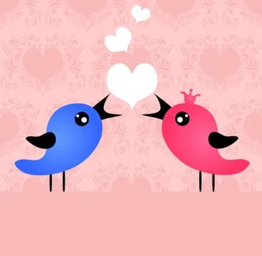 Romantic card Stock Illustration