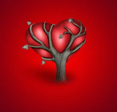 Romantic card Stock Illustration