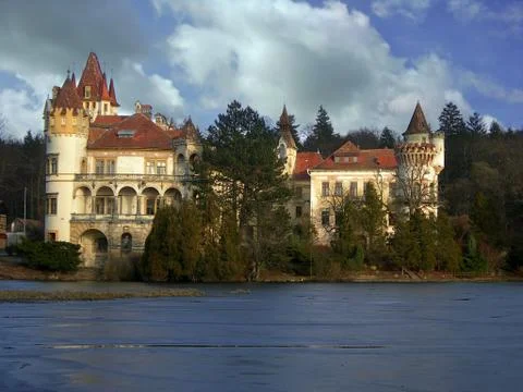 Romantic castle Stock Photos