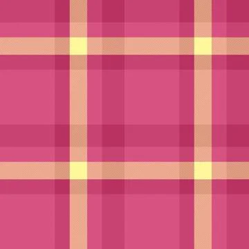 Romantic check textile pattern, fur texture tartan plaid. Simplicity vector.. Illustrazione stock