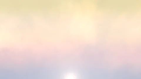 Romantic clouds with sun in sunrise sky Stock Footage 242616199