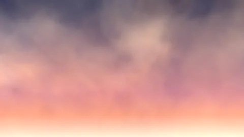 Romantic clouds with sun in sunrise sky Stock Footage 242616336
