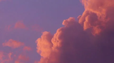 Romantic clouds time lapse Stock Footage 39588186