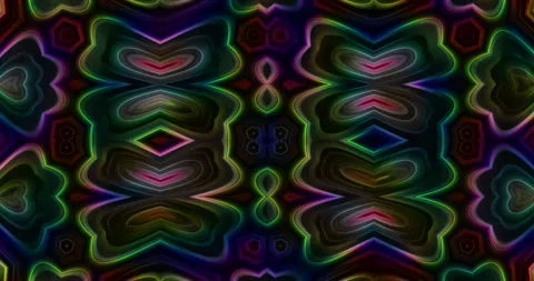 Romantic Color Complex Line Pattern Seam... | Stock Video | Pond5