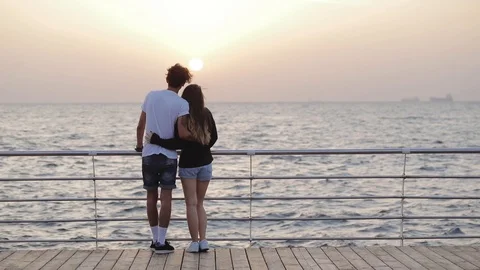 Romantic couple. Contraception Stock Footage 99864175