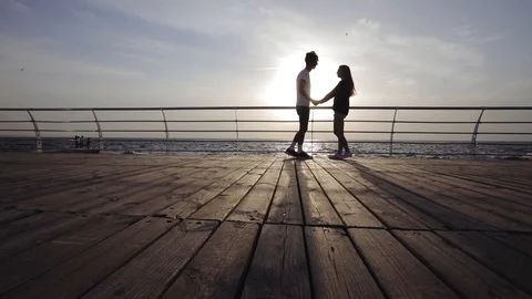 Romantic couple. Contraception Stock Footage 99864416
