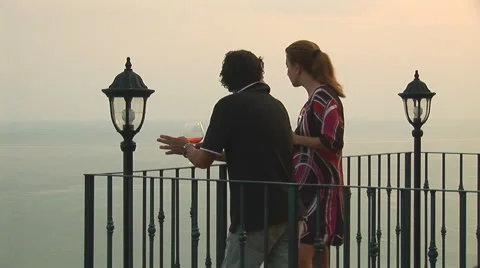 Romantic couple Stock Footage 4280601