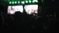 Romantic couple holding hands at concert, enjoying good music and show on date HD Footage