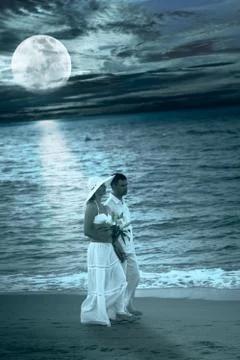 Romantic couple Stock Illustration