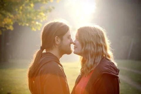 Romantic couple Stock Photos