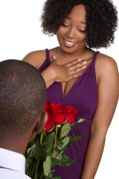 Romantic couple Stock Photos