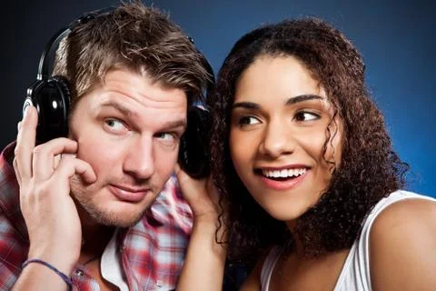 Romantic couple Stock Photos