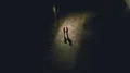 The romantic couple standing in a beautiful night park 4k or 4k+ Resolution