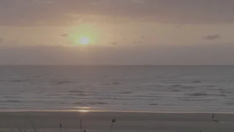 Romantic Couple in Sunset Timelapse - LOG Stock Footage 161012931