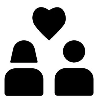 Romantic Couple Vector Stock Illustration