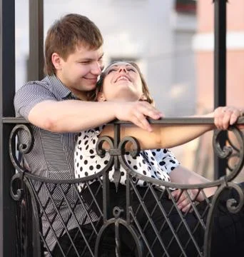 Romantic date Stock Photos