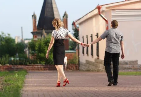 Romantic date Stock Photos