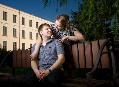 Romantic date Stock Photos
