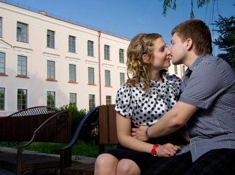 Romantic date Stock Photos