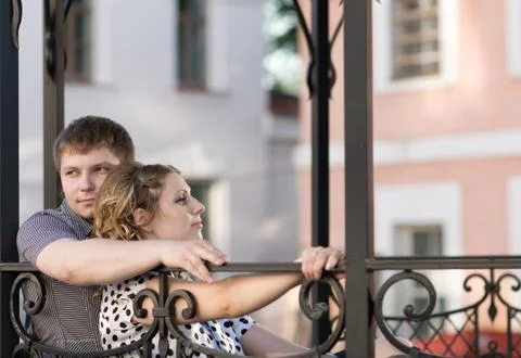 Romantic date Stock Photos
