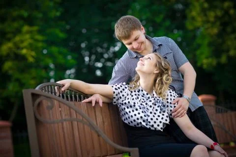 Romantic date Stock Photos