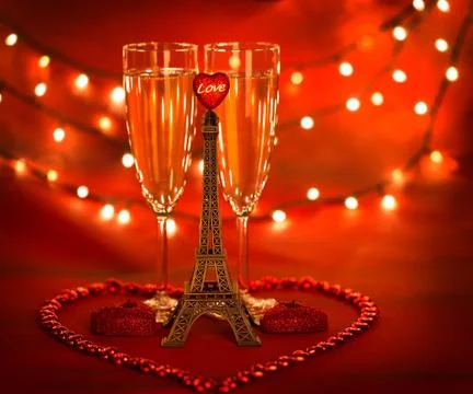 Romantic date Stock Photos