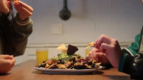 Romantic date in a restaurant Stock-Footage 289022442