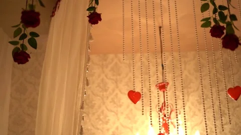 Romantic Decor Stock Footage 314898852