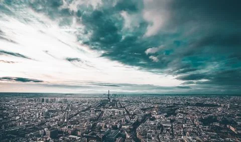 Romantic destination -  Eiffel tower, Paris, France Stock Photos