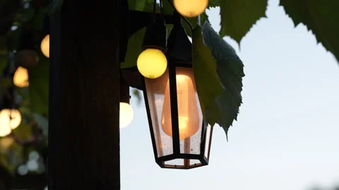 Romantic dinner atmosphere with wine glasses and... Stock Footage 322932140