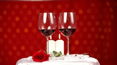Romantic dinner. HD Video stock 10574306