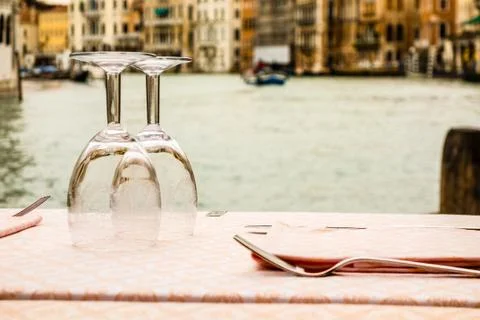 Romantic dinner Stock Photos