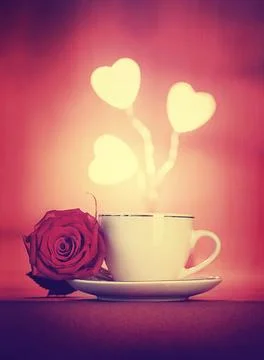 Romantic dinner setting Stock Photos